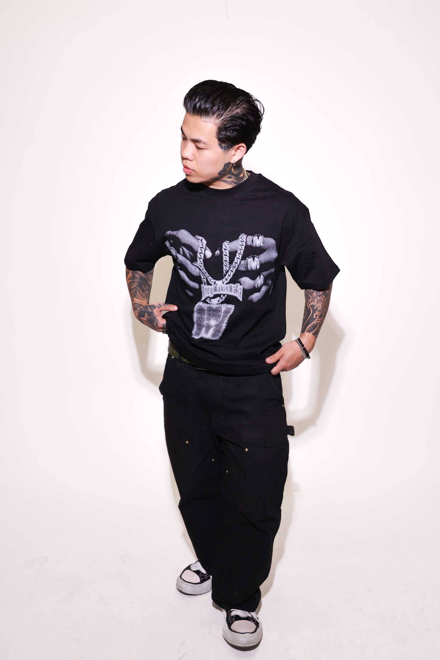Black M Chains Shirt