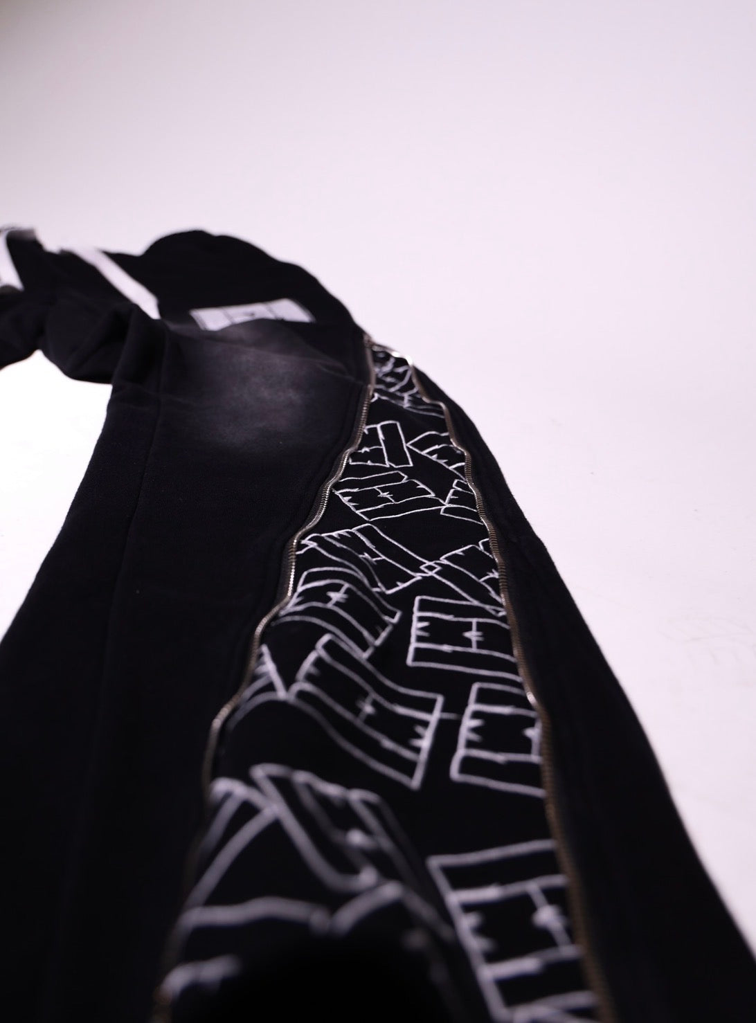 Black Signature zip up flared