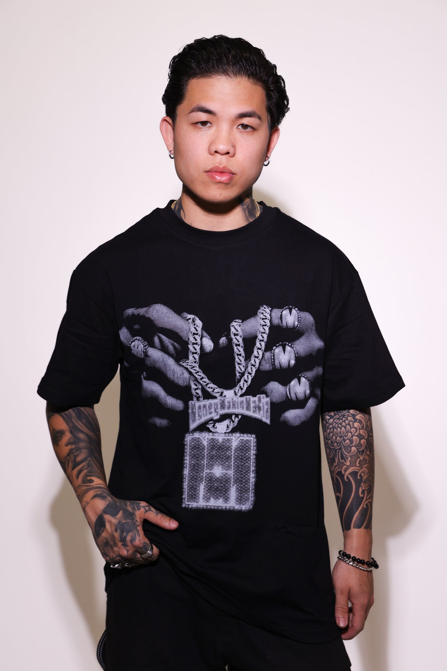 Black M Chains Shirt