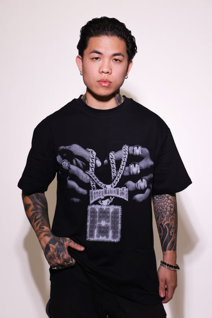 Black M Chains Shirt