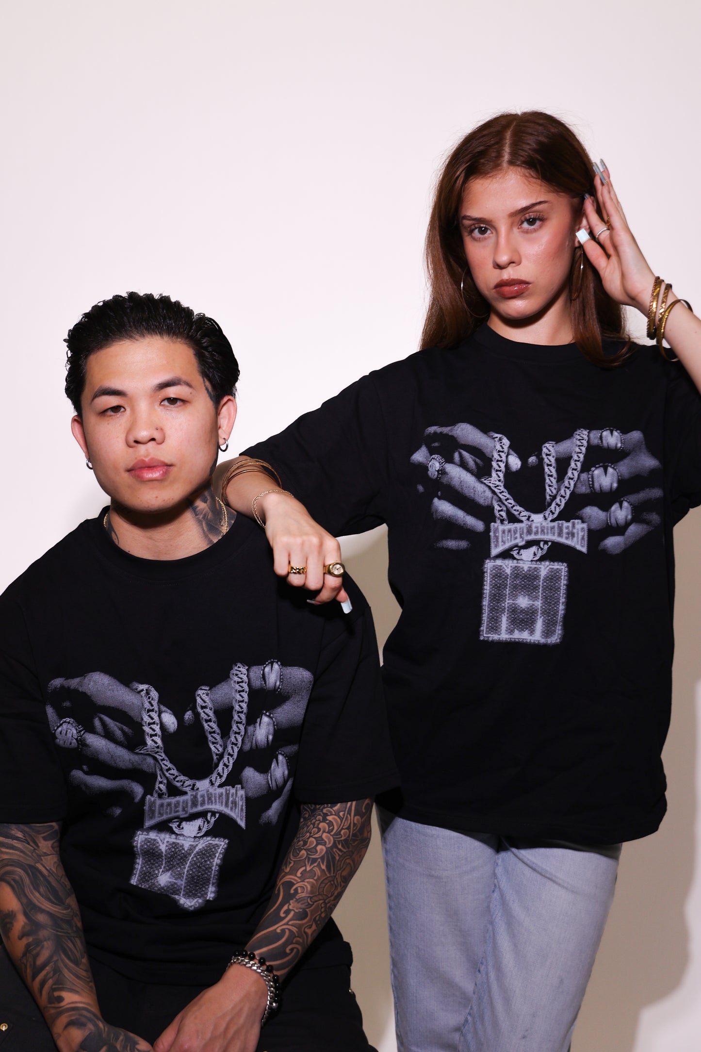 Black M Chains Shirt
