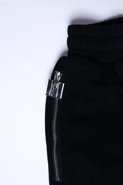 Black Signature zip up flared