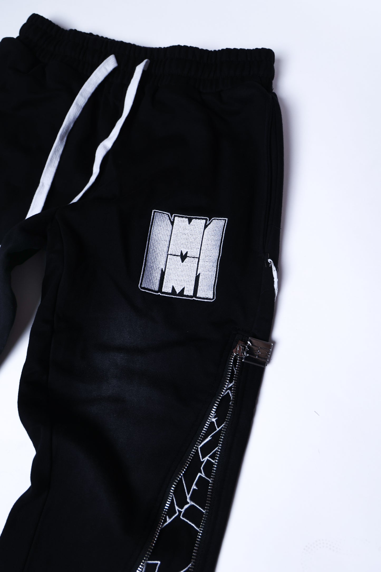 Black Signature zip up flared